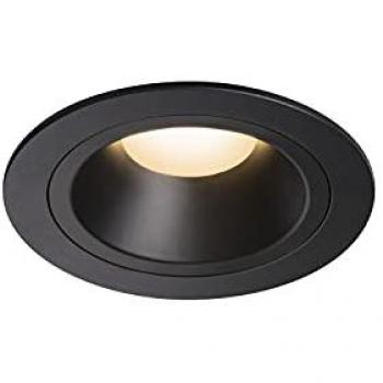 Spot encastré de plafond Numinos noir 17,55W 3000K