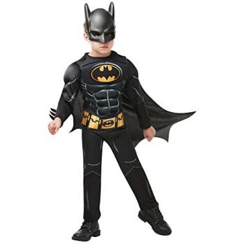 DC Comics Batman-Kostüm Black Core für Kinder Gr. XL