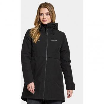 Didriksons Helle34 Parka Femme Noir