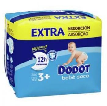 Pañales Dodot Talla 3+ 66 Unidades
