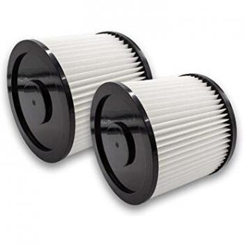 Vhbw 2x Cartridge Filter for Aqua Vac AZ 91171175 Vacuum Cleaner - White