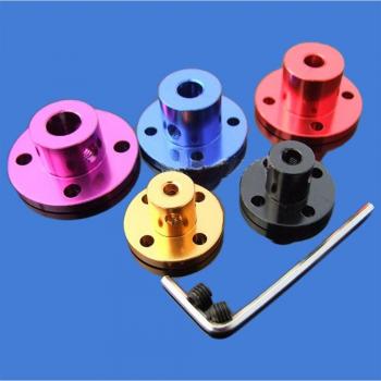 4Mm Aluminum Alloy Rigid Flange Coupling Motor Connector