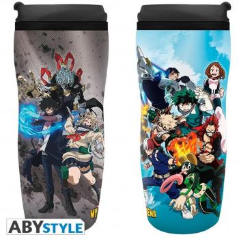 MY HERO ACADEMIA – Mug de voyage “Héros vs. Villains”