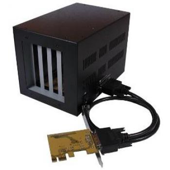 Exsys Adaptador de expansión PCI-Express a 4x ranuras PCI