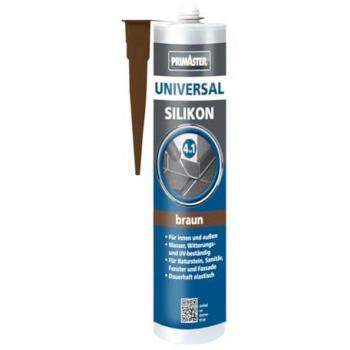 Primaster Silikon 4 in 1 Braun 300ml Vergilbungsfrei Innen&Außen