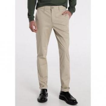 Bendorff Pantalón Chino Caja Media Slim Fit Beige