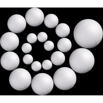 Boules de polystyrène 5 pièces, décoration de Noël, 20-120mm, accessoires fête