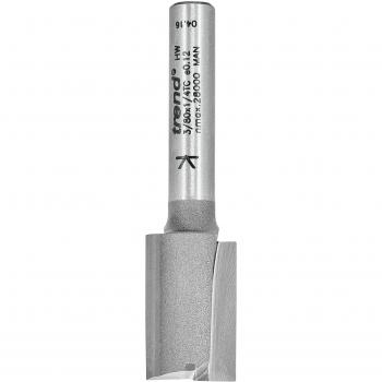 Trend Professional Two Flute Straight Router Cutter 12.7mm 19mm 1/4