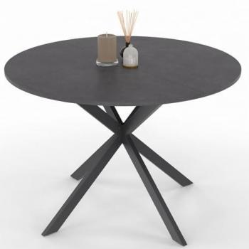 Table Ronde JASPE Plateau Béton 110 cm