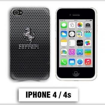 Ferrari iPhone 4 Car Case with Metal Effect