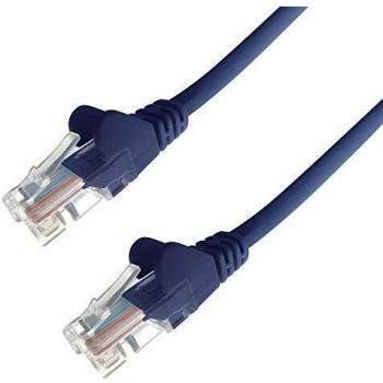 Connekt Gear 15m RJ45 CAT6 UTP Stranded Flush Moulded LS0H Network Cable - 24AWG - Blue