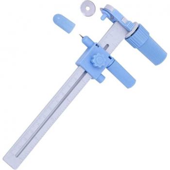 Adjustable Rotary Circle Cutter 20mm-180mm with Blades for Paper Patchwork Sewing