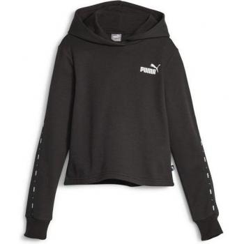 Sudadera Puma Ess Tape Fl G Infantil Negra