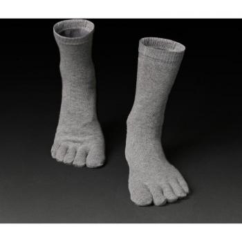 Breathable Cotton Five Finger Basketball Socks for Men - 1 Pair