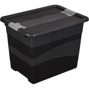 Keeeper Aufbewahrungsbox eckhart, 24 Liter, graphite/grau mit Deckel, Deckel mit Schiebeverschluss, - 1 Stück (10845826000NN)