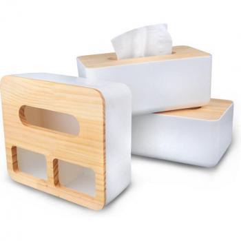Solid Wood Napkin Holder Case