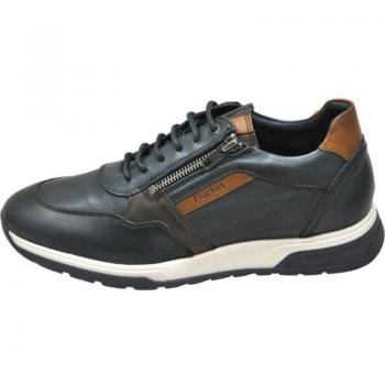Zapatillas deporte de Hombre FLUCHOS - DEPORTIVO PIEL CORDON CREMALLERA PLANTILLA EXTRAI MARINO