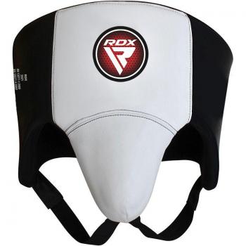 Guarda Virilha Abdominal RDX L1 Gel XL Branco e Preto