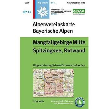 Mangfallgebirge Mitte, Spitzingsee, Rotwand: Wegmarkierung, Ski- und Schneeschuhrouten