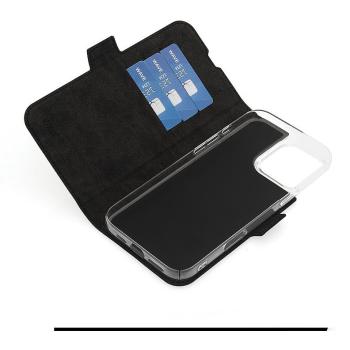 Wave BookCase Cover (iPhone 16 Pro Max) – MagSafe, Schwarz
