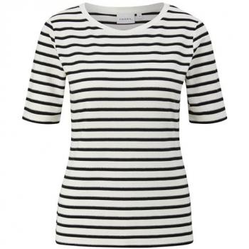 Comma Damen T-Shirt in Weiß, Größe 38