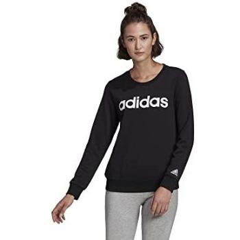Adidas - Sudadera de felpa para mujer Essentials Logo sin capucha WINLIFT
