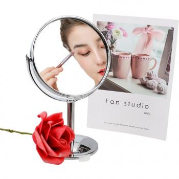 Miroir de maquillage HD rotatif 360° avec loupe