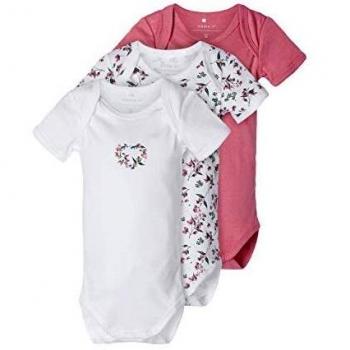 3× Kurzarm‑Babybody (Set 50)