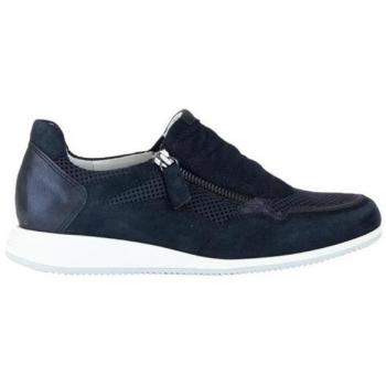 Gabor 46.408 Dames Sneakers - Nachtblauw Suède, Maat 4