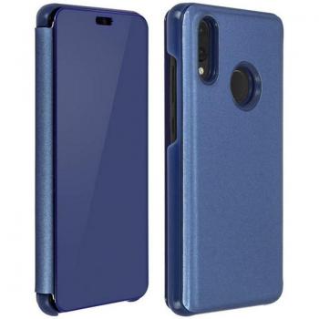 Funda Billetera Espejo Azul para Huawei P20 Lite