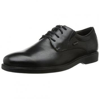 Geox U Brayden 2Fit ABX, Oxford, para Hombre, Negro