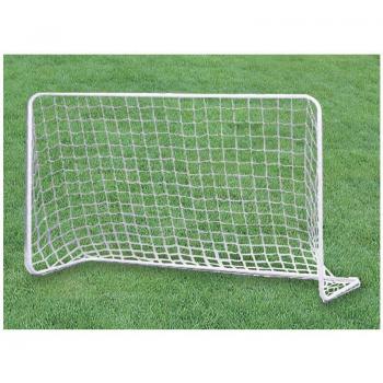 Porta di Calcio Base 180x60x122 cm in Metallo Bianca