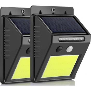 48/30 LED Solar Security Wall Sconces with Motion Sensor
