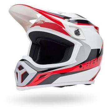 BELL Casco MX-9 MIPS Rojo-Blanco