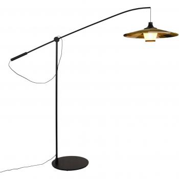 Forestier Green Abacá Parrot Floor Light