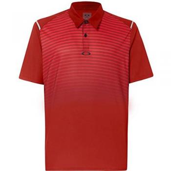 Oakley X-Large Red Striped Golf Polo