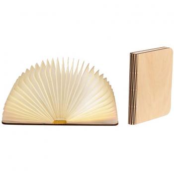 Lampe Livre Taille L en Bois d'Érable Naturel