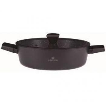 Gerlach Aluminium‑Topf und -Pfanne NK340 – Silberschimmer