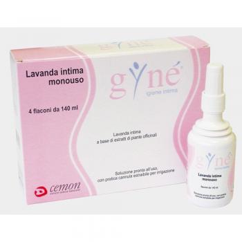 Gyne' lavanda vaginale 4 flaconcini da 140 ml