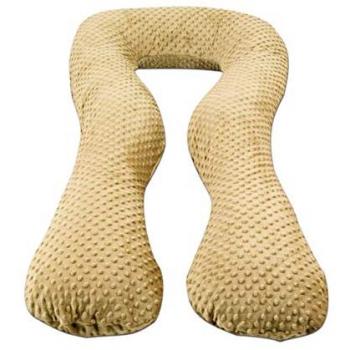 Almohada Lateral Viking Choice - Cojín Minky Forma U Crema