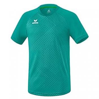 Erima Madrid Men's Short Sleeve T-Shirt - Green/Blue