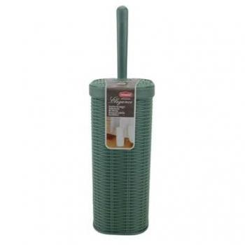 Porta Scopino WC ELEGANCE Verde Recycle (11,5x11,5x40 cm) 30723