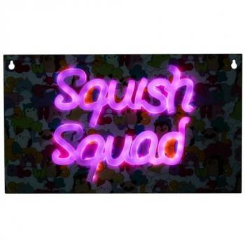 Squishmallows Squish Squad Neon Wall Light - Pink