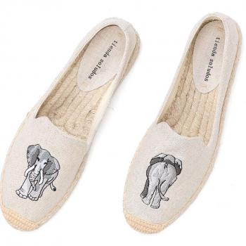 Soludos Printed Flower Flats