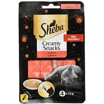 Sheba Creamy Snacks Rind 4x12g