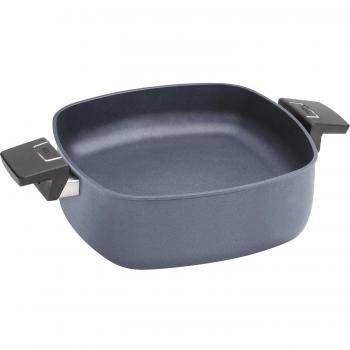 WOLL Bräter Gussbräter Diamond Lite 26 × 26 cm – 1‑teiliger Aluminiumguss, Induktion