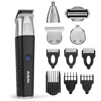 BABYLISS MT812U Lithium 11‑in‑1 Wet & Dry Trimmer – Black/Silver