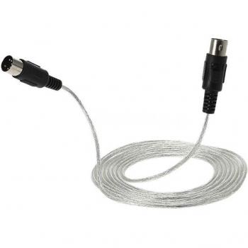 Conector de Cable de Extensión de Instrumento Musical DIN 5-Pin Macho a Macho 9,8 pies