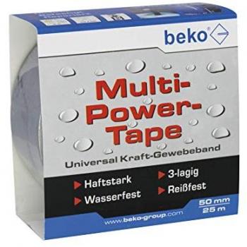 Beko GmbH Montagekleber Multi-Power-Tape 50 mm x 25 m schwarz