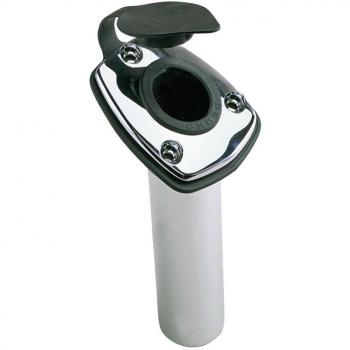 Perko 65° Flush Mount Rod Holder – Chrome Plated Zinc, 1205DP0CHR